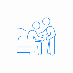 Fototapeta premium medical support icon sign vector