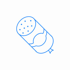 sausage salami icon sign vector