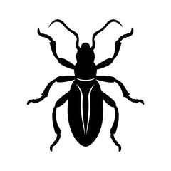 Signal Fly Insect Silhouette Vector Illustration