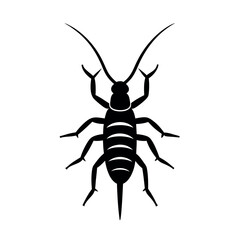 Tachinid Fly Insect Silhouette Vector Illustration