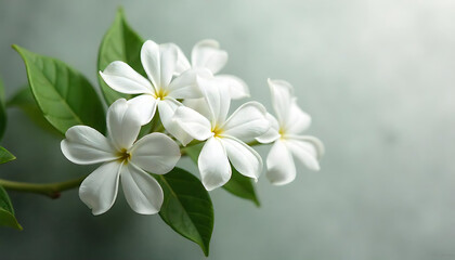 Obraz premium white flowers in the garden, 8K image