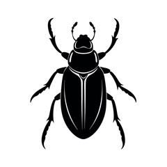 Chalcid Wasp Insect Silhouette Vector Illustration