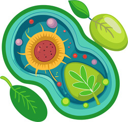 vector illustration of an apple