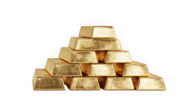 Gold, wealth, investment, finance, shiny, luxury, stacked bars