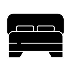 Bed Icon Glyph