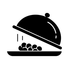 Dish Icon Glyph