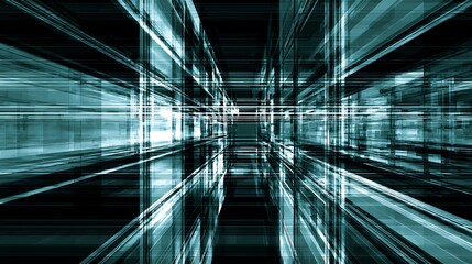 Obraz premium Abstract architectural structure with perspective view