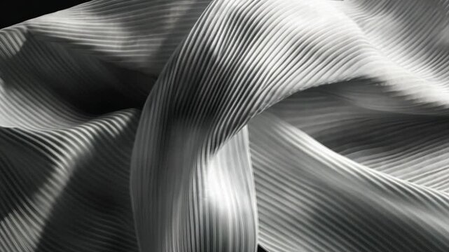 Pleated fabric texture