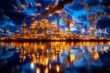 Transition from fossil fuel energy to clean energy. Generative AI