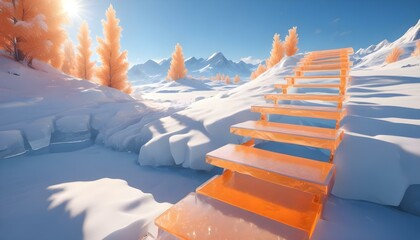 ski resort in the alps