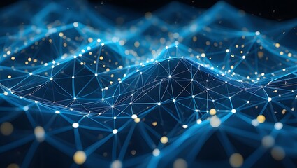 Abstract Network, Connections, Data, Digital, Technology, and Innovation A Visual Representation of Global Interconnectivity