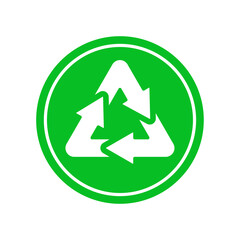 Icon a recycle, isolated against a clean background.