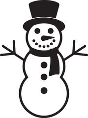 snowman icon, winter figure, snowman outline, cold weather symbol, holiday snowman, snowman drawing, frozen man, snowy figure, snow sculpture, scarf snowman, carrot nose,