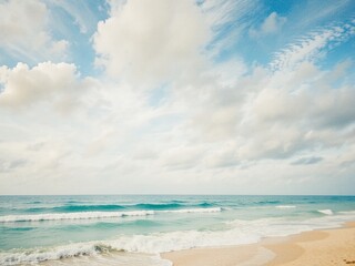 Obraz premium Abstract Seascape Illustration for Decor