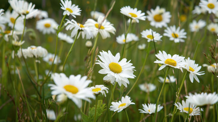 Fototapeta premium daisy flower field