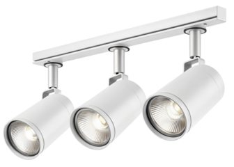 Track Lighting isolated on white background