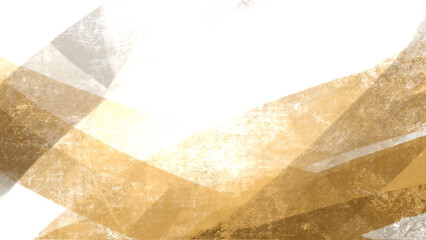 和風の高級感ある曲線を使った美しい背景素材【ゴールド】