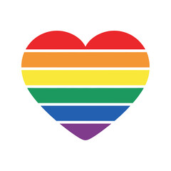 Fototapeta premium Rainbow Heart
