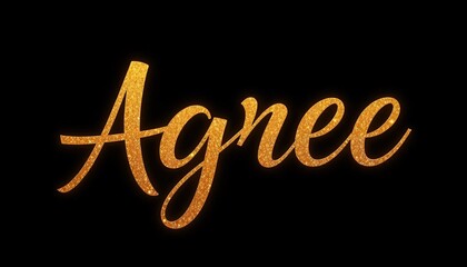 Write "Agree" Elegant Golden script editable text effect, elegant gold style text or Sign, 32k Resolution