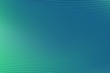 Abstract pattern wavy line on green and blue aurora light background. Vector illustration.