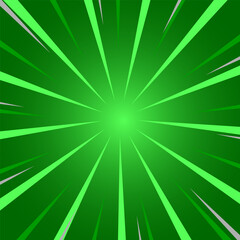 Obraz premium Comic background burst minimalist lane effect green lane vector ilustration simple. 