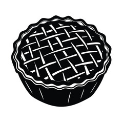 vector illustration of a cake