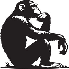 chimpanzee vector