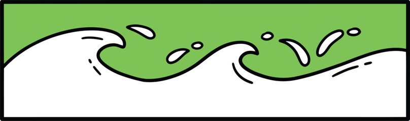 World Breastfeeding Week Vector Graphic with Fluid Wave Design