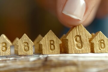 Investor Selecting High Credit Score Property. Concept of Financial Risk Assessment and Smart Investment