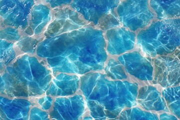 Obraz premium Crystal Clear Blue Water Texture Background