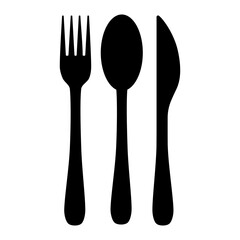 Cutlery Utensil Set Silhouette