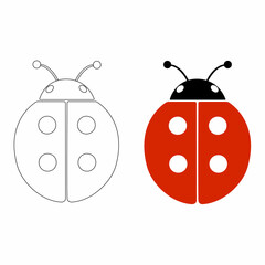  Ladybug Coloring Pages for Kids