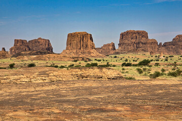 Ennedi rock monuments Africa 