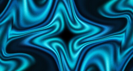 Abstract blue gradient background texture with noise blurred Fluid liquid grainy banner 