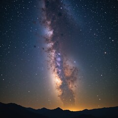 Stunning AI-Generated Galaxy in Deep Space
