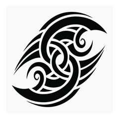 Modern Organic Tribal Pattern
