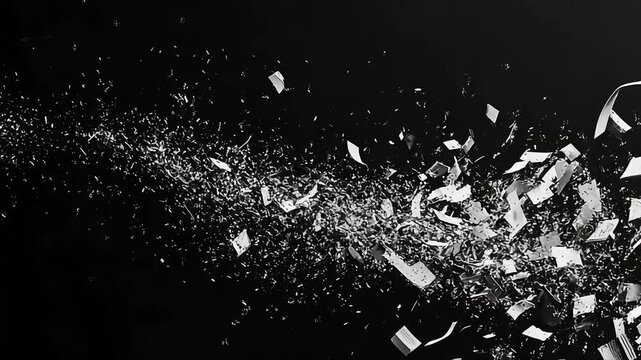 Abstract explosion effect