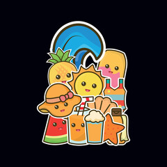 Cute Doodle Summer