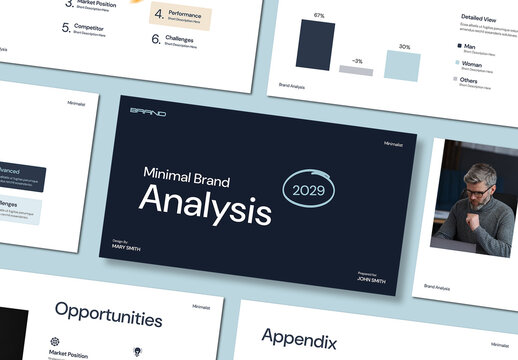 Brand Analysis Presentation Template Design
