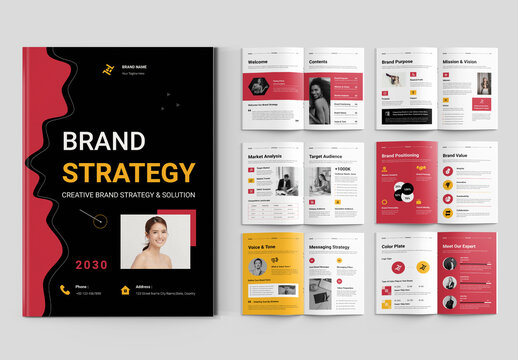 Brand Strategy Template Layout