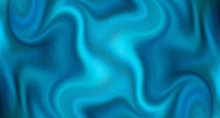 Abstract blue gradient background texture with noise blurred Fluid liquid grainy banner 