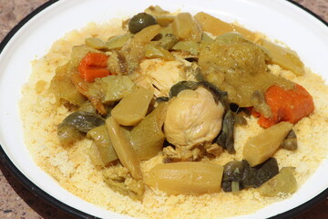 Moroccan Couscous Close Up