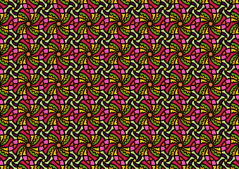 Seamless floral fabric pattern featuring elegant, hand-drawn flowers in a soft, romantic style. Ideal for textile design, fashion prints, home decor, wrapping paper.