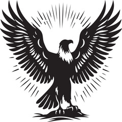 eagle vector sihouette