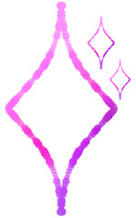 pink bra isolated on white