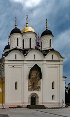 Nativity of the Virgin cathedral, Nativity of the Virgin monastery, city of Borovsk, Russia. Foundation year - 1444