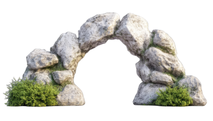 Stone archway, natural, rocky