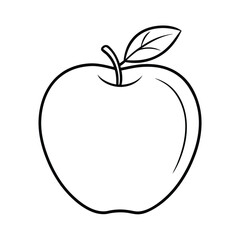 apple with leaf