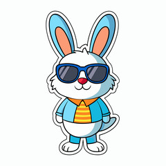 easter bunny with a big smile