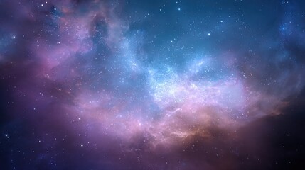 Fototapeta premium Mysterious pulsating cosmic object in a starry galaxy, revealing the wonders of astronomical discovery